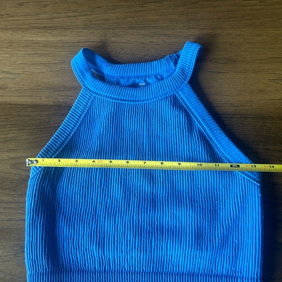 Aerie Superchill Seamless High Neck Bra Top/Tank Size Large - Picture 6 of 8